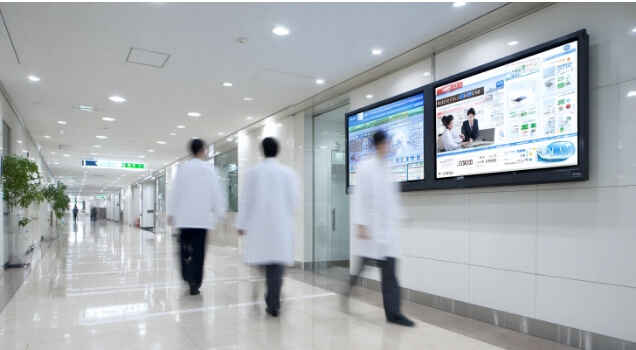 施設・病院・福祉施設での案内・情報表示