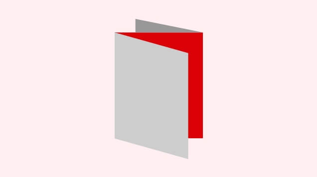 圧着DMのデザイン制作