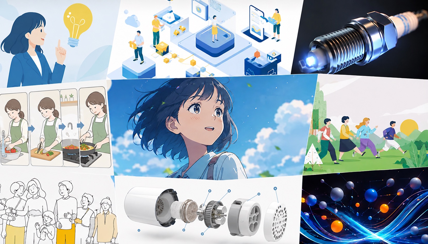 図解やイラストで、写真では届かない情報まで表現