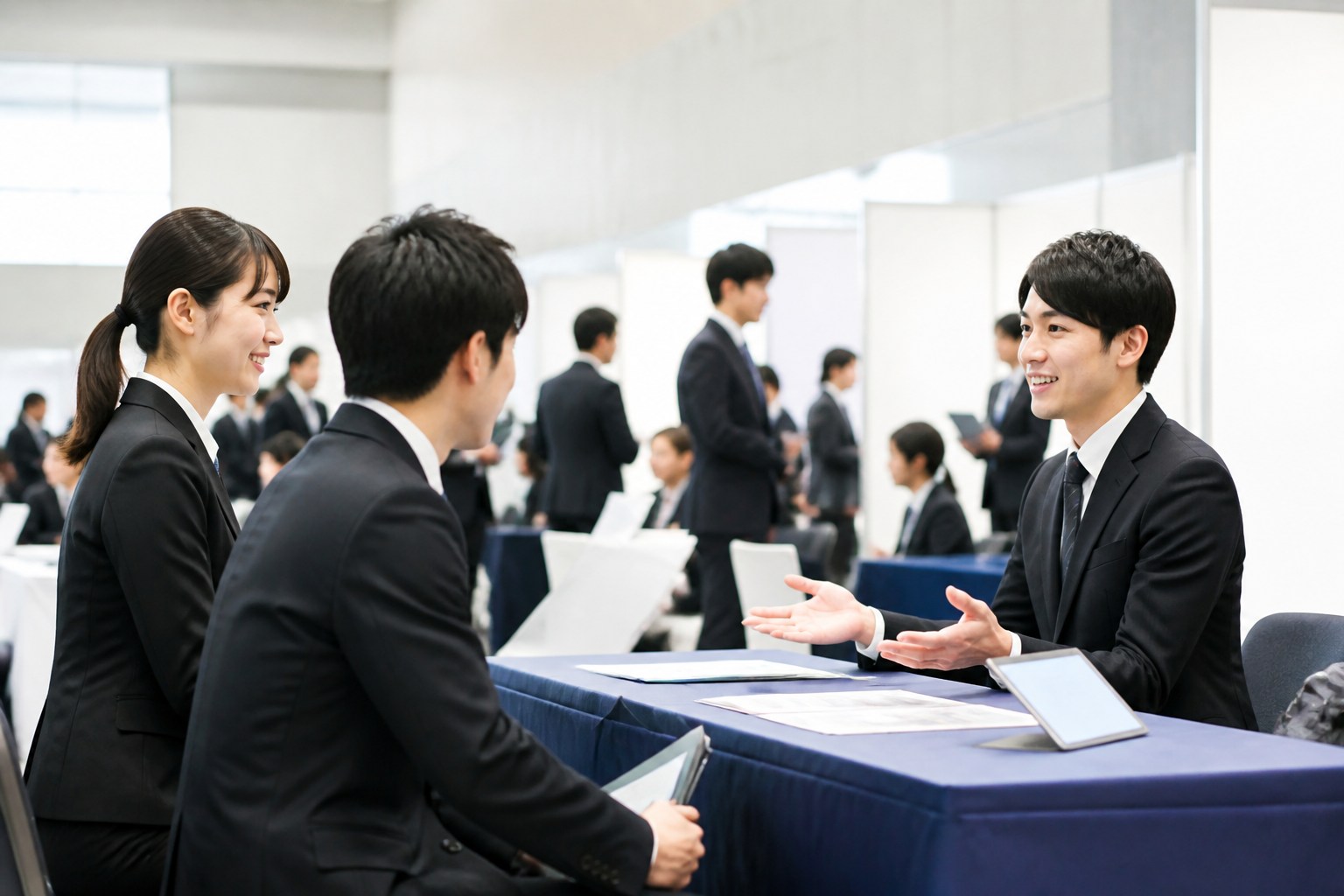 合同企業説明会・会社説明会での配布