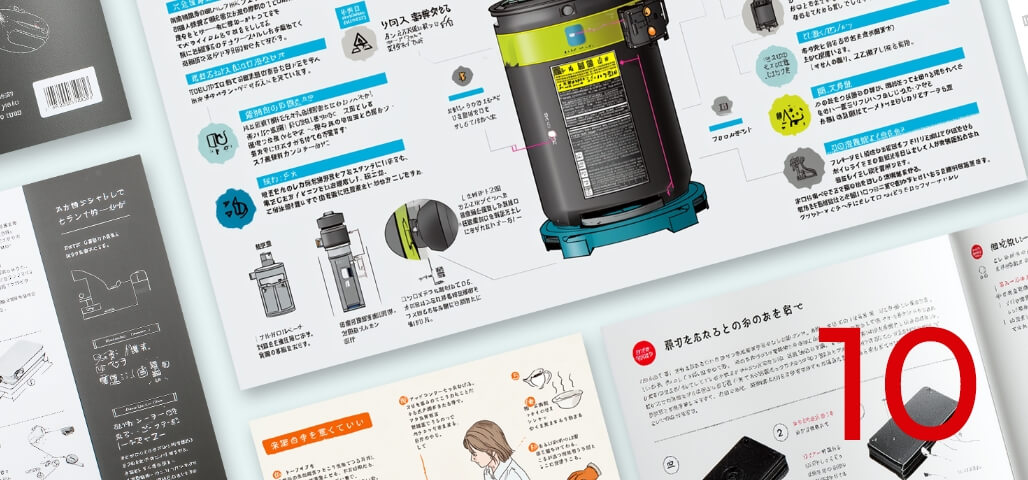 取扱説明書・マニュアル制作の紹介