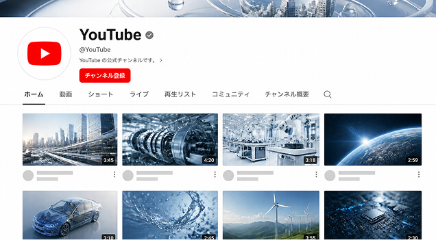 YouTubeチャンネルでの継続発信