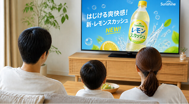 テレビCMでの放映