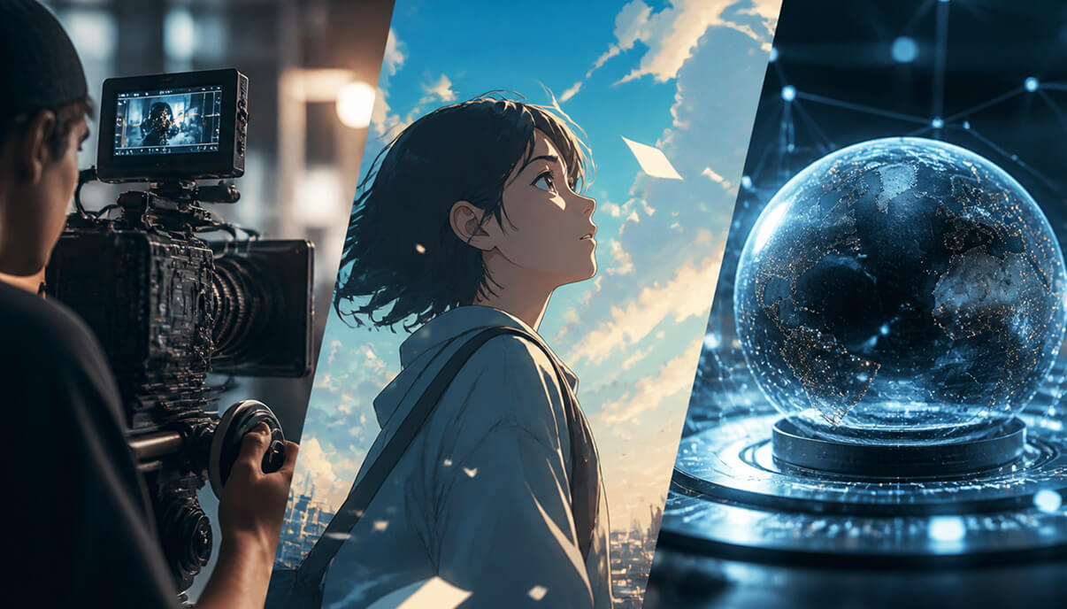 実写・アニメ・3DCGを使い分ける表現力