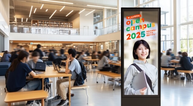 校内サイネージ