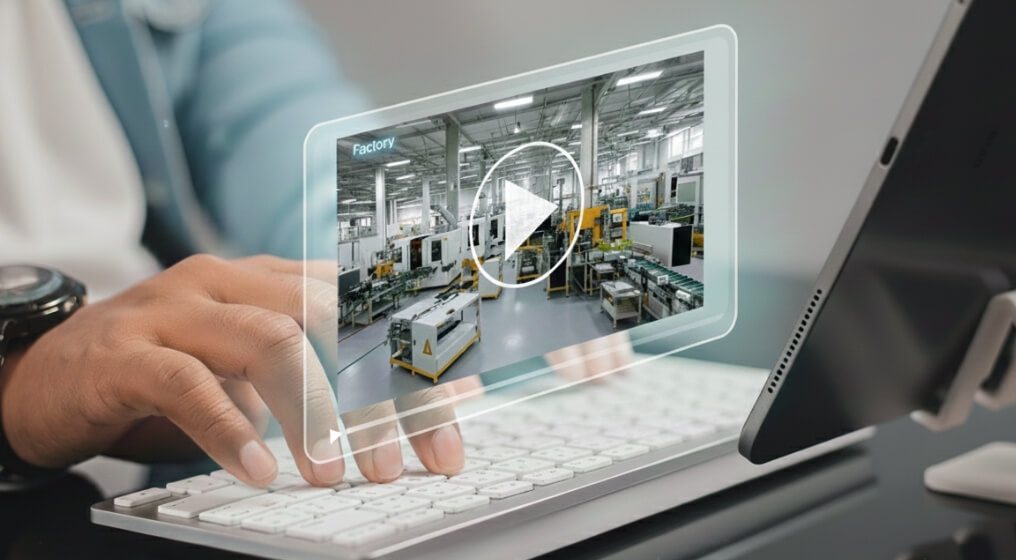 動画で工場見学を実現