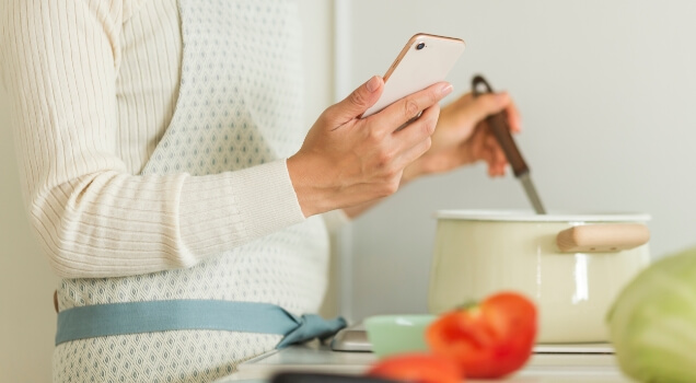 レシピ動画や商品紹介ムービー