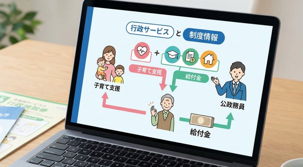 行政サービスや制度情報