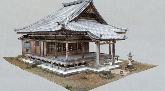 文化財や歴史的建造物のVR動画