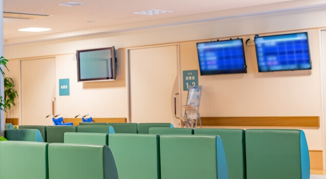 院内サイネージ・待合室