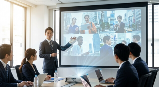 展示会・営業商談でのプレゼンテーション