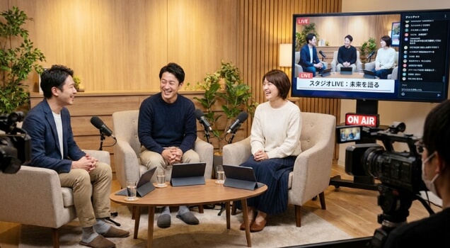 視聴者と双方向コミュニケーション