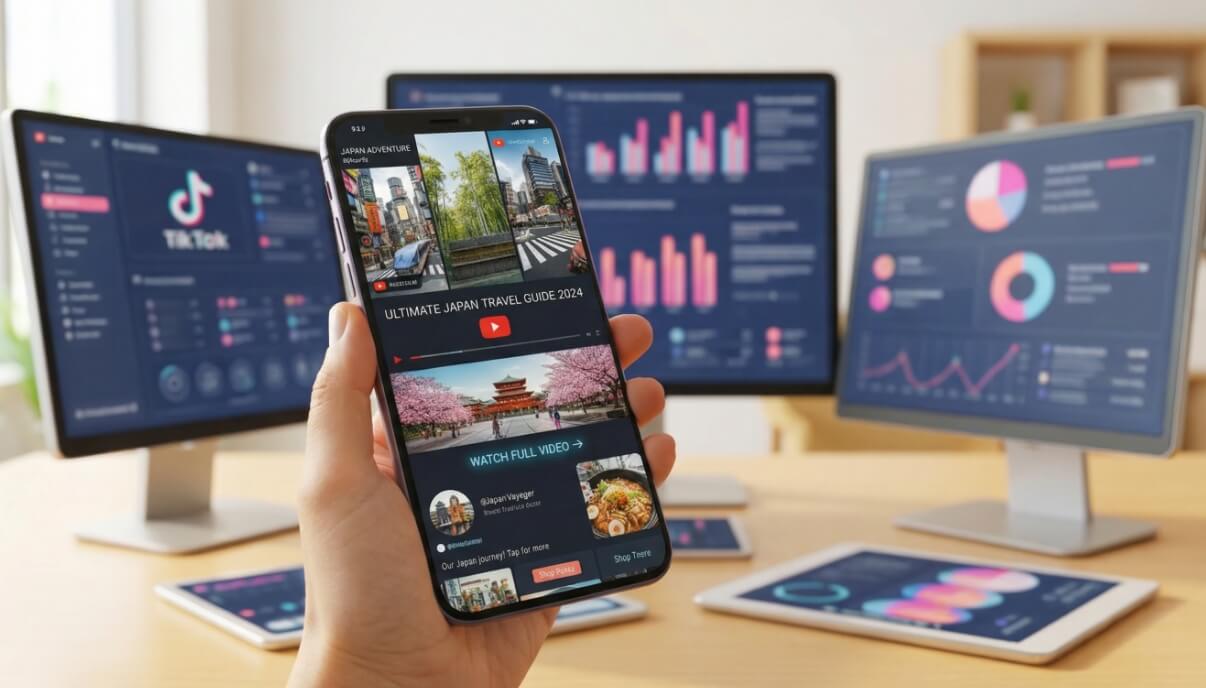 SNS運用や広告配信など集客につながる動画マーケティング