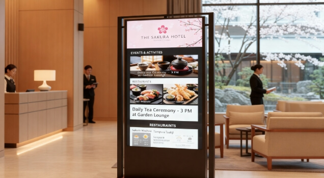 店頭・施設用サイネージ