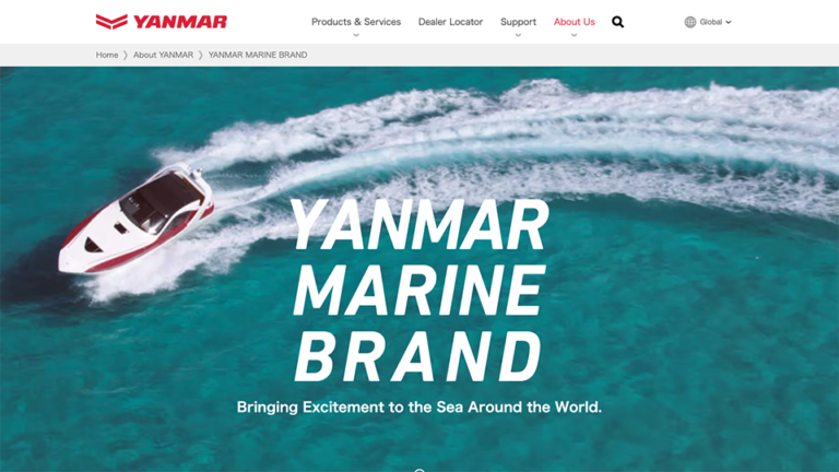 【コーポレートサイト】製造業マリン関連事業のWebサイト制作_ヤンマーホールディングス株式会社様