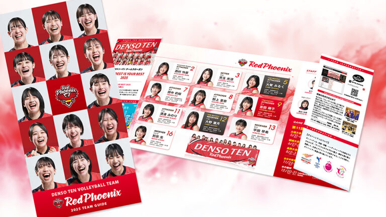 【チラシ・リーフレット】スポーツチームのリーフレット制作（2025年度）_株式会社デンソーテン様
