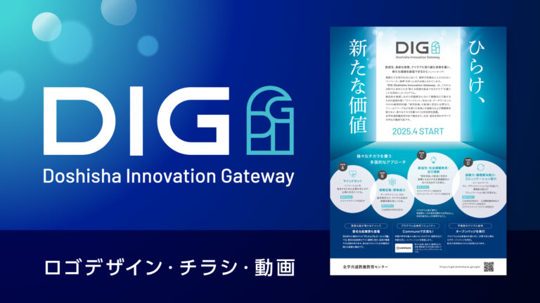 ロゴから作る総合プロモーション事例 -ロゴデザイン・チラシ・動画