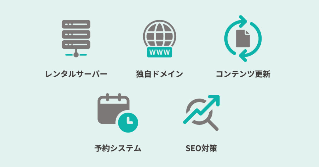 ホームページの制作費用以外にかかる料金