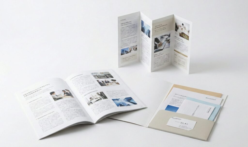 会社案内の主な仕様・形状