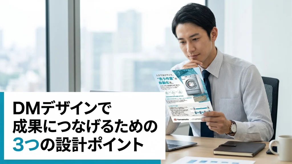 DMデザインで成果につなげるための3つの設計ポイント