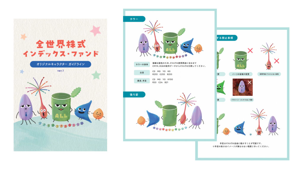 キャラクターの完成