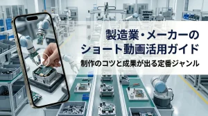製造業・メーカーのショート動画活用ガイド｜制作のコツと成果が出る定番ジャンル