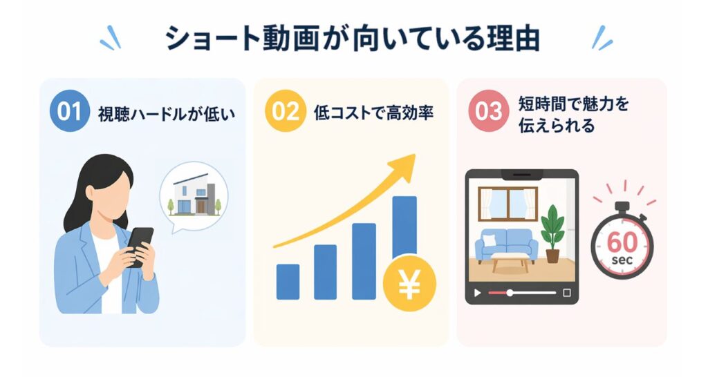 不動産・住宅業界にショート動画が向いている理由