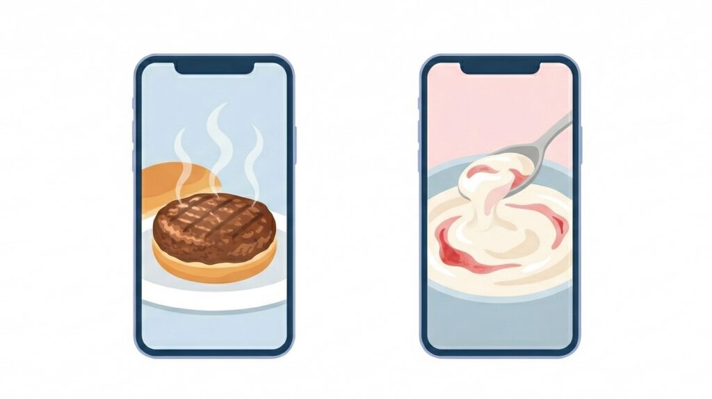 シズル感を引き出す撮影設計