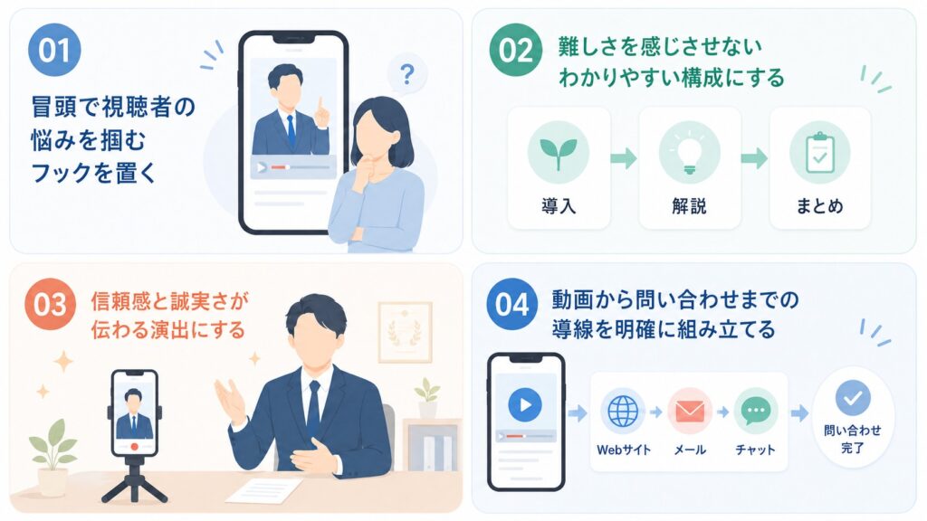 士業（弁護士・税理士・行政書士）のショート動画制作で重要なポイント