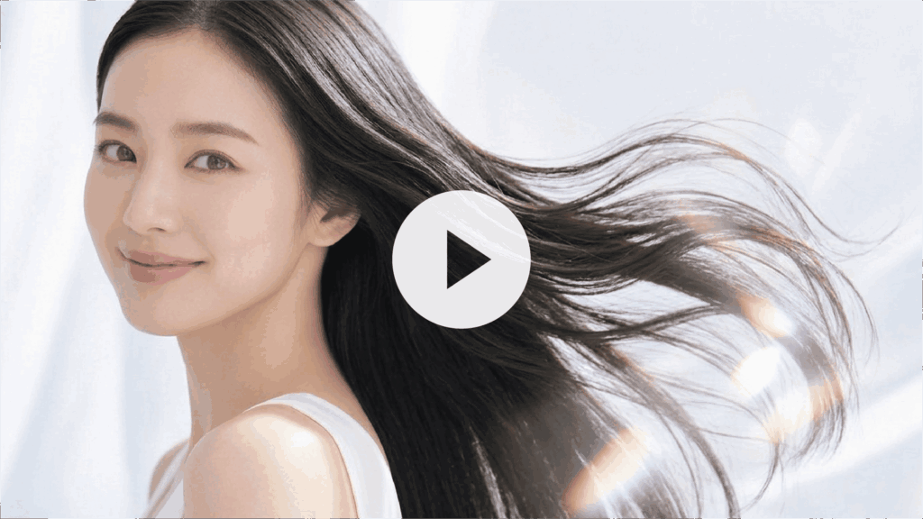 髪型・ヘアスタイルのAIモデルサンプル動画
