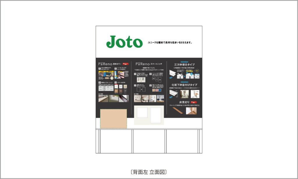 製品特性に合わせたリアルな展示設計4