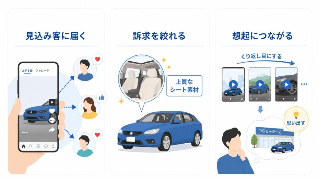 自動車業界にショート動画が向いている理由