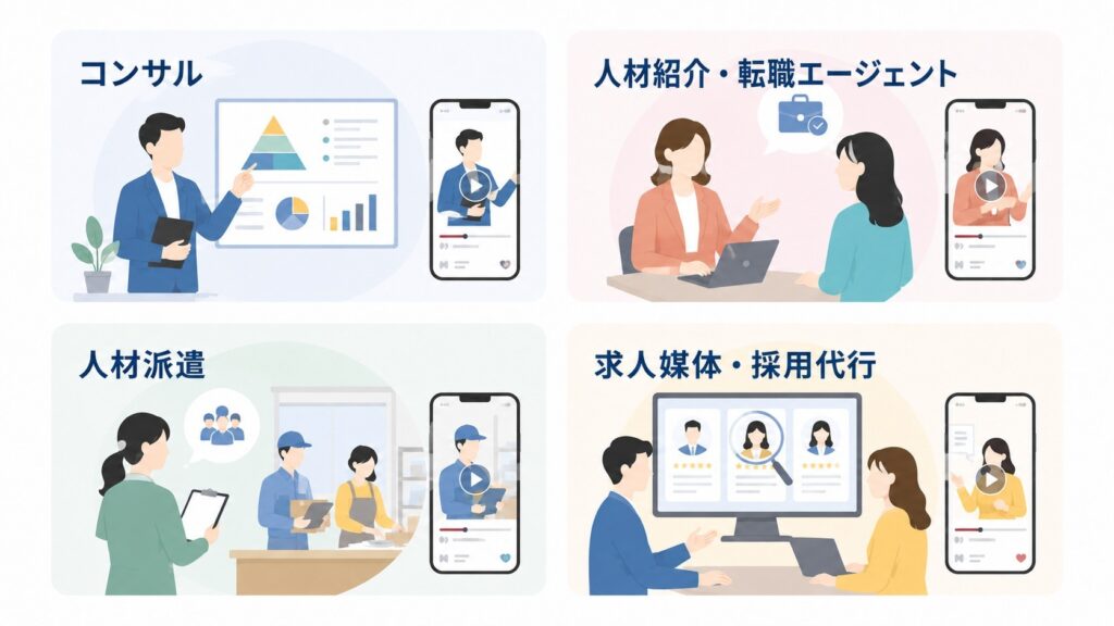 【業態別】コンサル・人材業界のショート動画設計のコツ