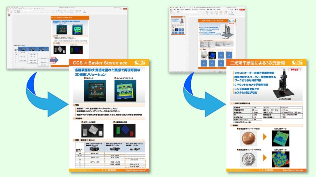 原寸レイアウトと情報設計