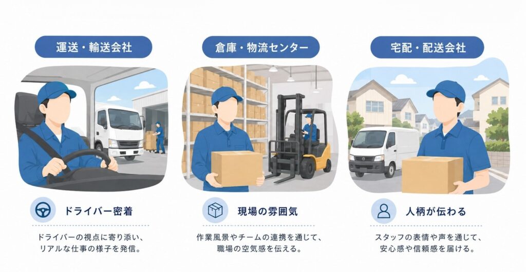 【業態別】物流・運送業界のショート動画設計のコツ