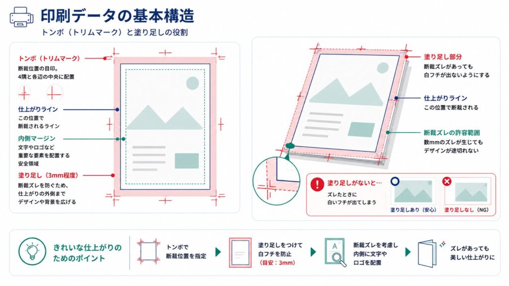 印刷データの基本構造の図