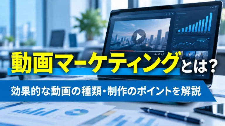 動画マーケティングとは？効果的な動画の種類・制作のポイントを解説