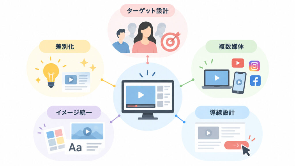 マーケティング用の動画制作で意識すべきポイント