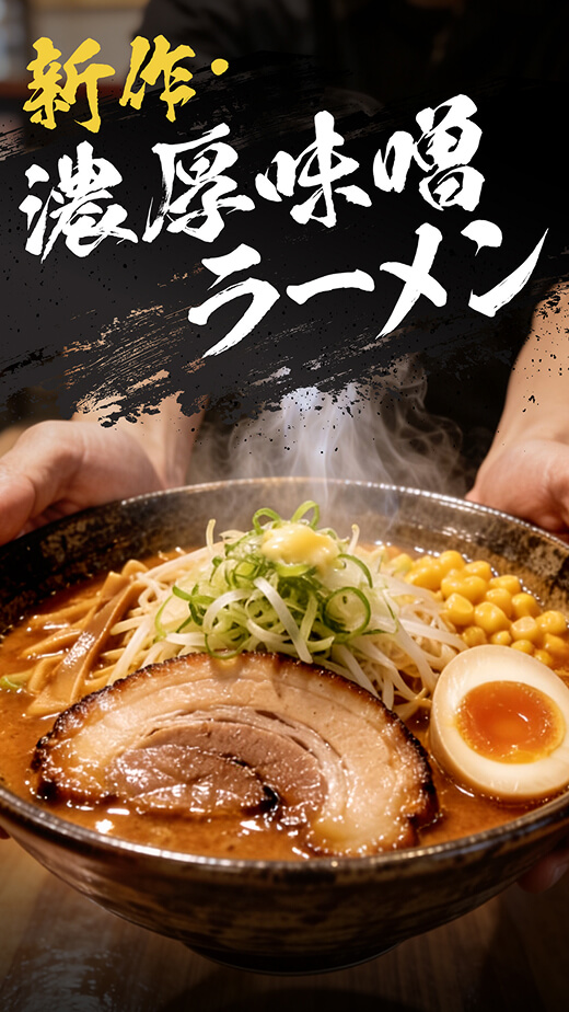 飲食店の新メニュー紹介ショート動画サンプル
