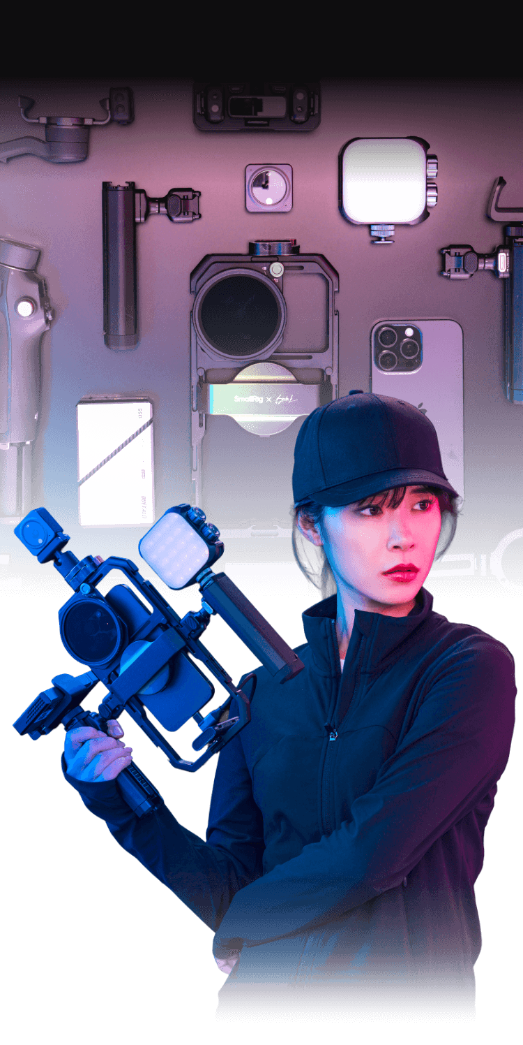 カメラを持った女性