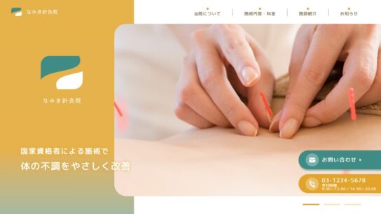 整骨院・針灸院・柔道整復師向けサイト