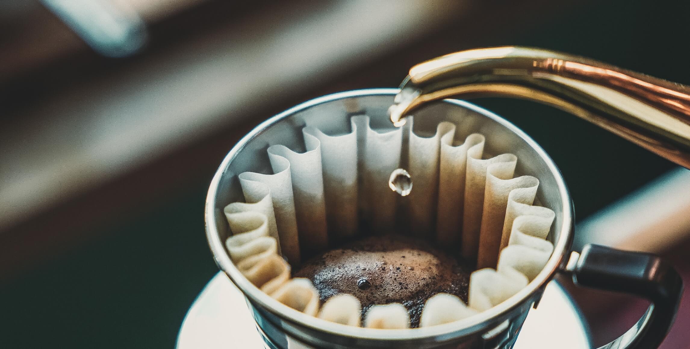 コーヒーのドリップ